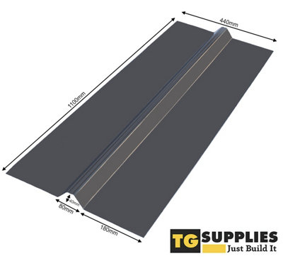 Heavy Duty Universal Transparent Bronze PVC Roof Ridge Capping UniRidge ...