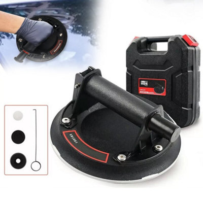 Vacuümlifter 8,2 inch - 2-delige glazen zuignap set voor tegels en