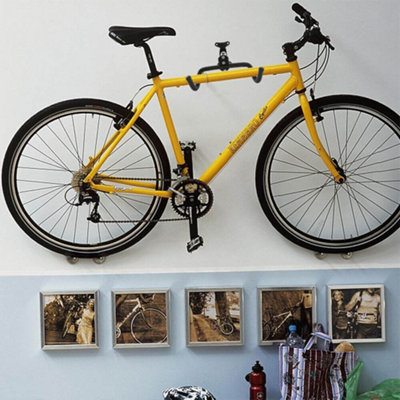 Wall Mounted Bike Rack - Folding Hook For Bicycle, E-Bike, Scooter Storage, Space Saver