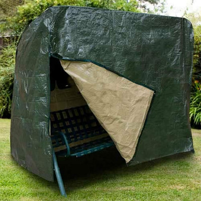 Heavy duty garden swing seat cover sale