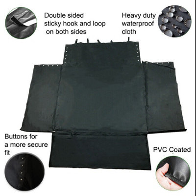 HEAVY DUTY WATERPROOF PET DOG DIRT CAR BOOT SEAT PROTECTOR LINER LIP COVER MAT - 9