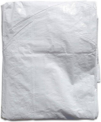 Heavy Duty White Tarp 15x30 Feet - 6 Oz Waterproof Polyethylene With Grommets
