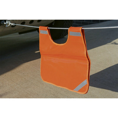 Heavy Duty Wire Rope Protective Cover with Reflective Tape