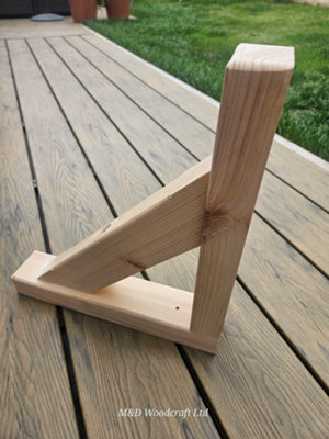 Heavy Duty Wooden Gallows Brackets Sold In Pairs 450x450mm
