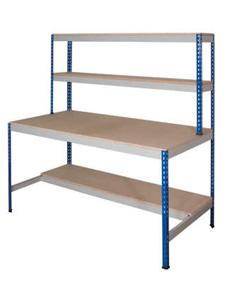 Heavy Duty Workstation 1830 x 915 x 915mm - Ideal for Workshops, Storerooms and Warehouses
