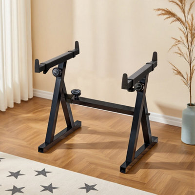 Heavy-Duty Z-Style Keyboard Stand with Adjustable Width & Height ...