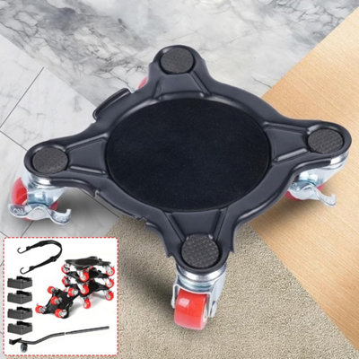 Heavy Furniture Moving Dolly 5 Wheel 360 Degree Rotation