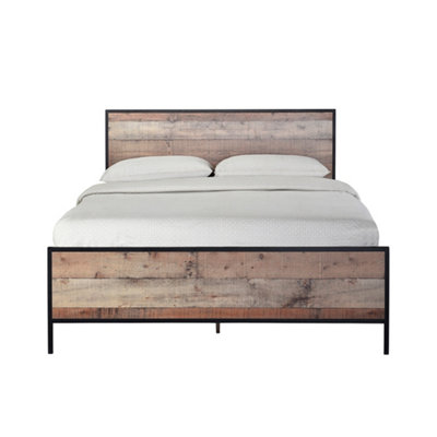 Hector 4.6 Double Bed Oak Effect