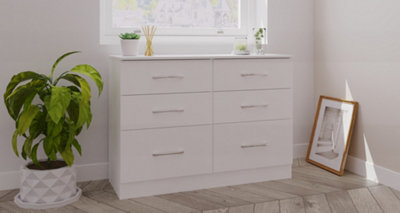 Heddon 5 Drawer Chest in White Matt