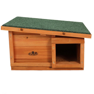 Hedgehog House/Hibernation Shelter Wood Predator Proof Feeding Station - 8
