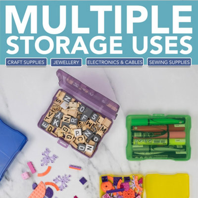 HEFTMAN 4" X 6" Photo Storage Boxes (16 Inner Cases) - Multi-Colored - 6