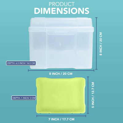 HEFTMAN 5 X 7 Photo Storage Boxes - Multi-Colored - 4