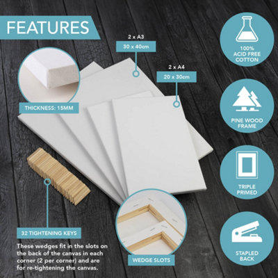 HEFTMAN Artist Blank Canvas Frame - 8