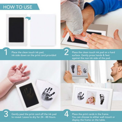 HEFTMAN Baby Handprint And Footprint Photo Frame - 4