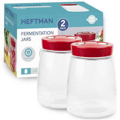 HEFTMAN Fermentation Jar - (2 Pack) At B&Q