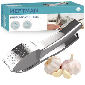 HEFTMAN Garlic Press Squeezer Steel