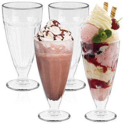 HEFTMAN Ice Cream Sundae Glasses Pack