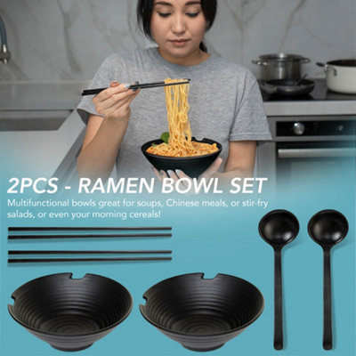 HEFTMAN Japanese Ramen Bowl Set - 6