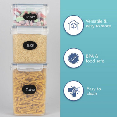 NEFLSI Set Di 10 Contenitori Alimentari Ermetici Contenitori Per - Foto 7