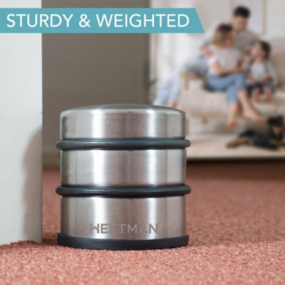 HEFTMAN Premium Weighted Door Stopper - Pack Of 2 - 7