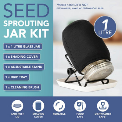 HEFTMAN Seed Sprouting Jar Kit