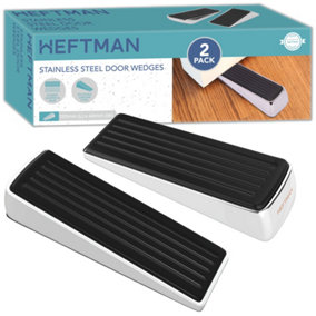 HEFTMAN Stainless Steel Door Wedges - Pack Of 2