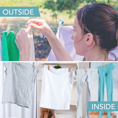 HEFTMAN Steel Clothes Washing Line 50M - 9