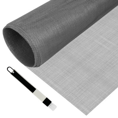 Window Screen Mesh,120cm X 250cm Durable Fiberglass Fly Screens For Windows  And Doors Insect Mesh Replacement Fly Net