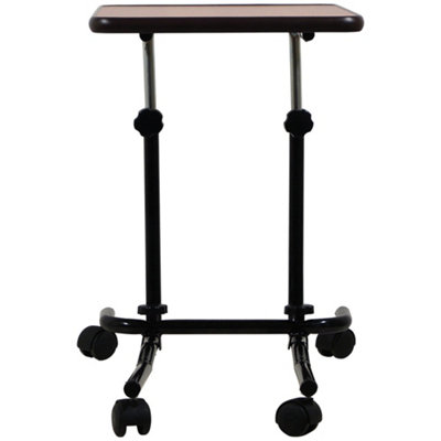 Height Adjustable Overbed Table - Mobile Multi Table for Easy Use in Bed
