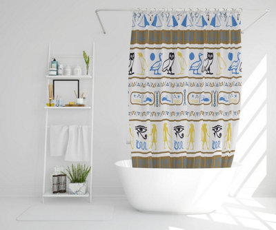Heiroglyphs (Shower Curtain) / Default Title Price Comparisons | Compare The Build
