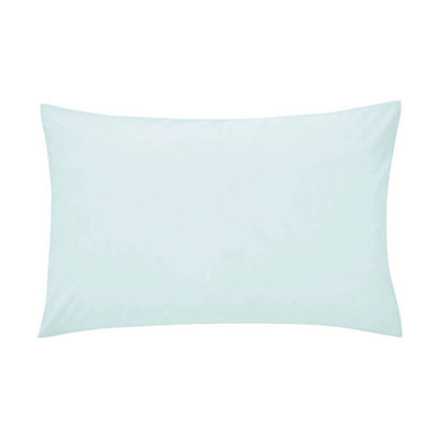 Helena Springfield Plain Dye Standard Pillow Case Duck Egg