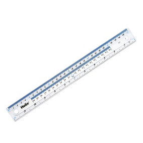 Helix Logo Ruler Clear/Black (One Size)