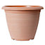 Helix Powdered Clay Planter Container For Growing Garden Flowers
