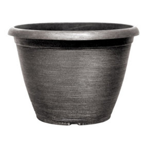 Helix Silver Planter 10'' Container For Growing Plants