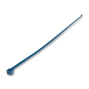 HELLERMANNTYTON - Metal Content Cable Ties Blue 4.6mm x 390mm - 100 Pack