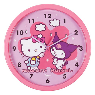 Hello Kitty Wall Clock Pink (One Size)