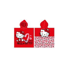 Hello Kitty World Cutest Hooded Towel Poncho