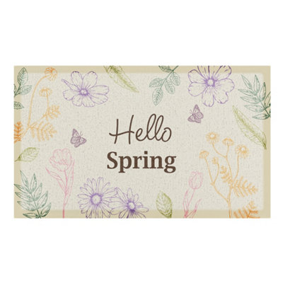 Hello Spring Doormat (90 x 60cm)