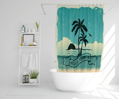 Hello Summer (Shower Curtain) / Default Title Price Comparisons | Compare The Build