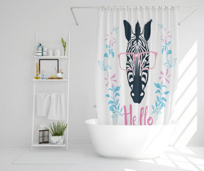 Hello Zebra (Shower Curtain) / Default Title Price Comparisons | Compare The Build