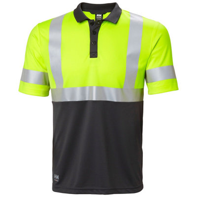 Helly Hansen Workwear Addvis Polo Class 1 (Yellow/Ebony)  (XXXXX Large)