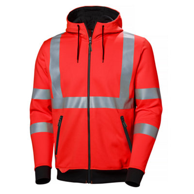 Helly Hansen Workwear Addvis Zip Hoodie (Red)  (X Small)