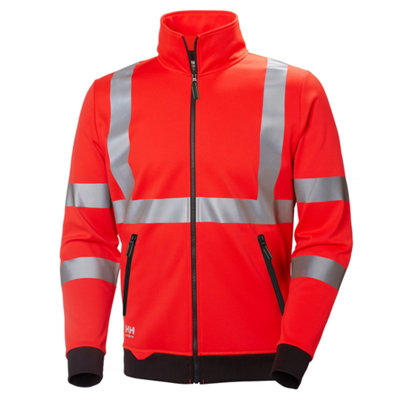 Helly Hansen Workwear Addvis Zip Sweatshirt (Red)  (XXX large)