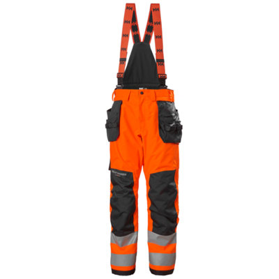 Helly Hansen Workwear Alna 2.0 Shell Construction Pant Class 2 (Orange/Black)  (C62)