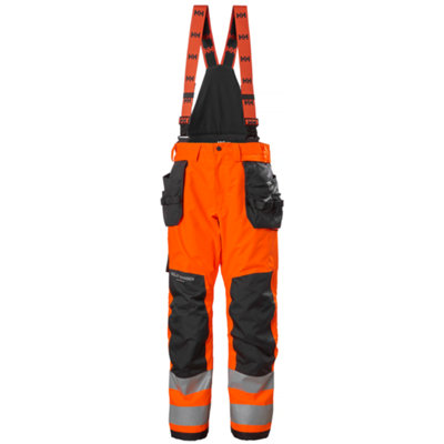 Helly Hansen Workwear Alna 2.0 Winter Construction Pant Class 2 (Orange/Black)  (C62)