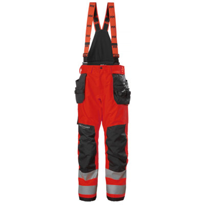 Helly Hansen Workwear Alna 2.0 Winter Construction Pant Class 2 (Red/Black)  (C54)