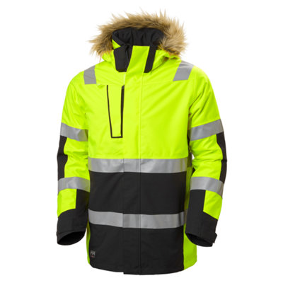 Helly Hansen Workwear Alna 2.0 Winter Parka Jacket (Yellow/Black) (X Small)