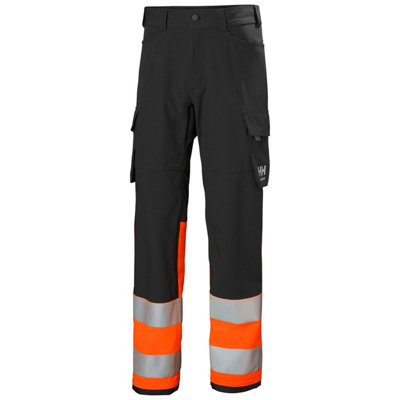 Helly Hansen Workwear Alna 4X Cargo Pant Class 1 (Orange/Ebony)  (D120)