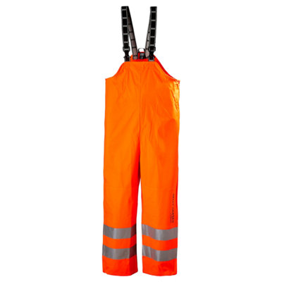 Helly Hansen Workwear Alta Rain Bib & Brace (X Large)  (Orange)