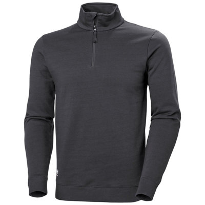 Helly Hansen Workwear Classic Half Zip Sweatshirt (Dark Grey)  (Large)